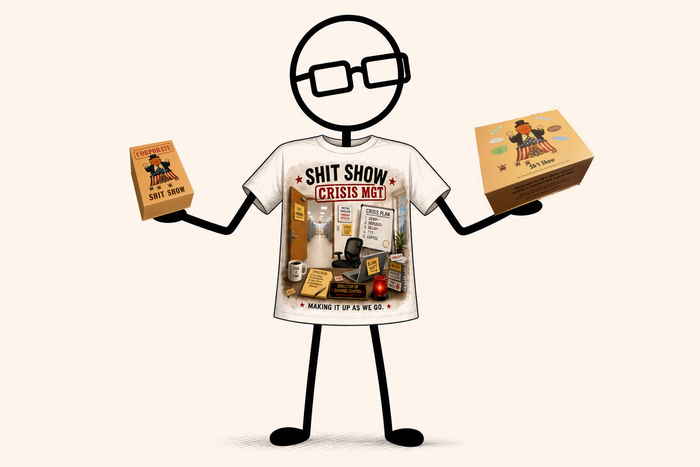 Shit Show Command Level Bundle - game boxes and t-shirt